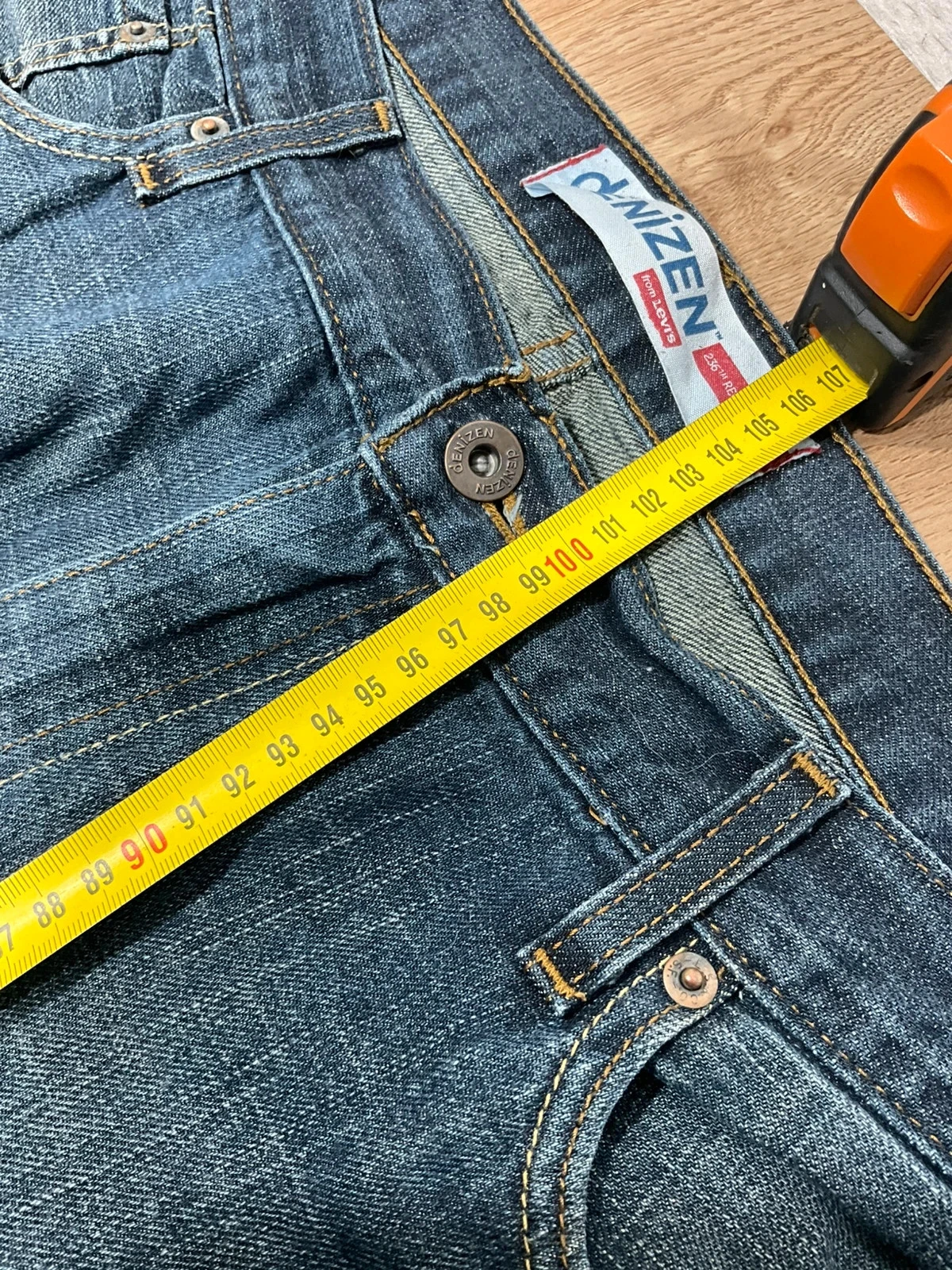 Jean  Levi's 236 Regular Fit W40 L30 100% Coton Vintage Bleu Foncé  Lvh 196 – photo 13